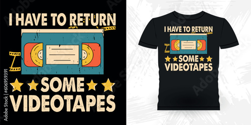 Videotape Lover Funny Old School Hip Hop Retro Vintage Cassette Music Mixtape T-shirt Design