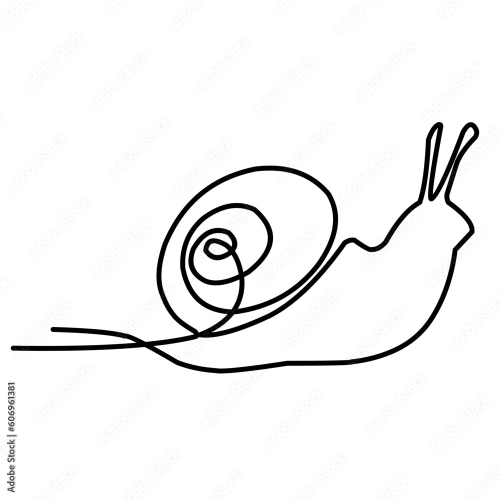 Continuous Snail Line