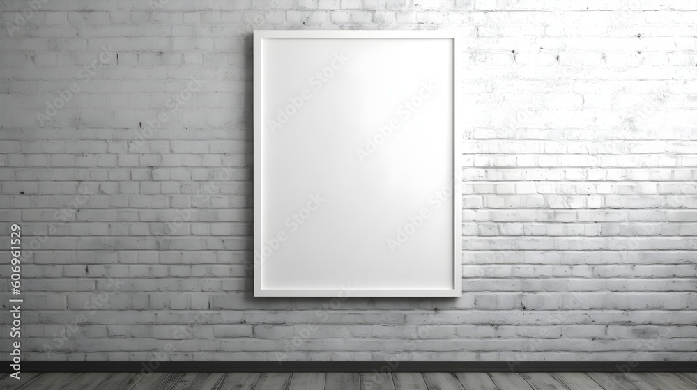 empty room with white Frame wall, Empty Frame empty room with white Frame wall, Empty Frame