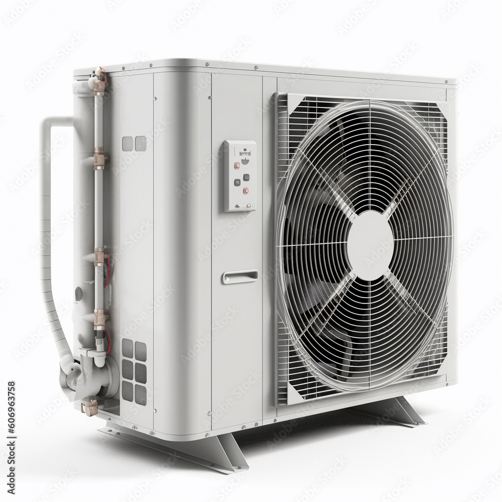 modern heat pump, ai generated modern heat pump, ai generated