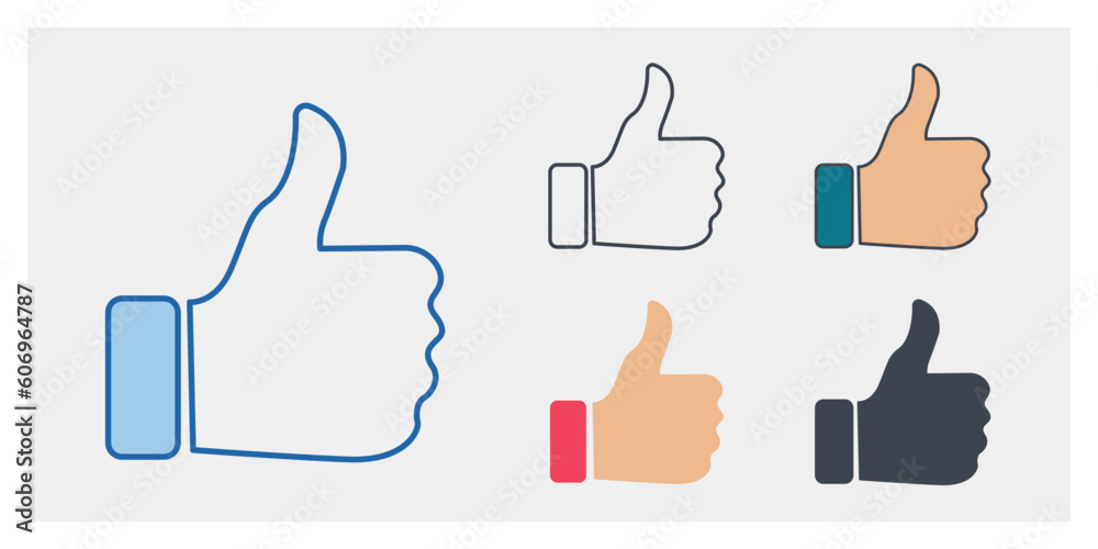 Thumbs Up icon symbol template for graphic and web design collection logo vector illustration Thumbs Up icon symbol template for graphic and web design collection logo vector illustration
