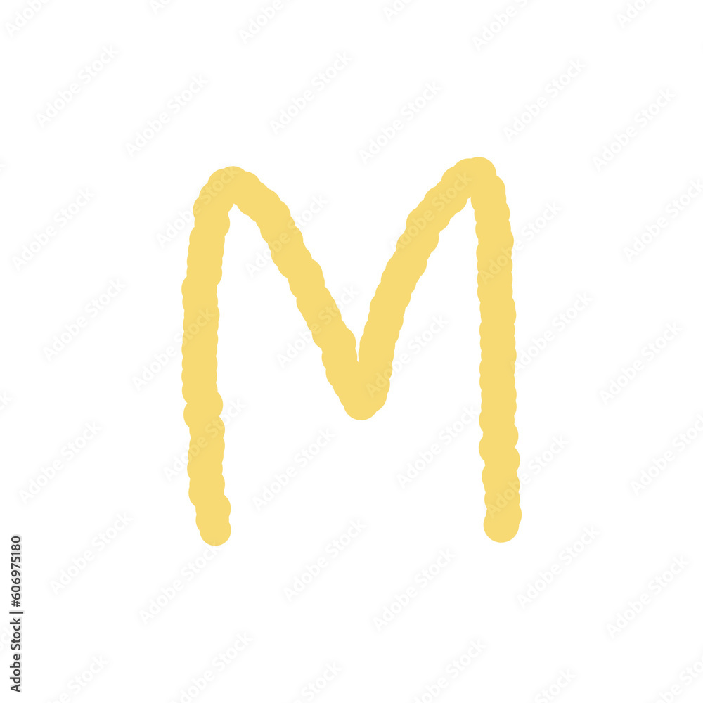 Fototapeta premium (uppercase) M