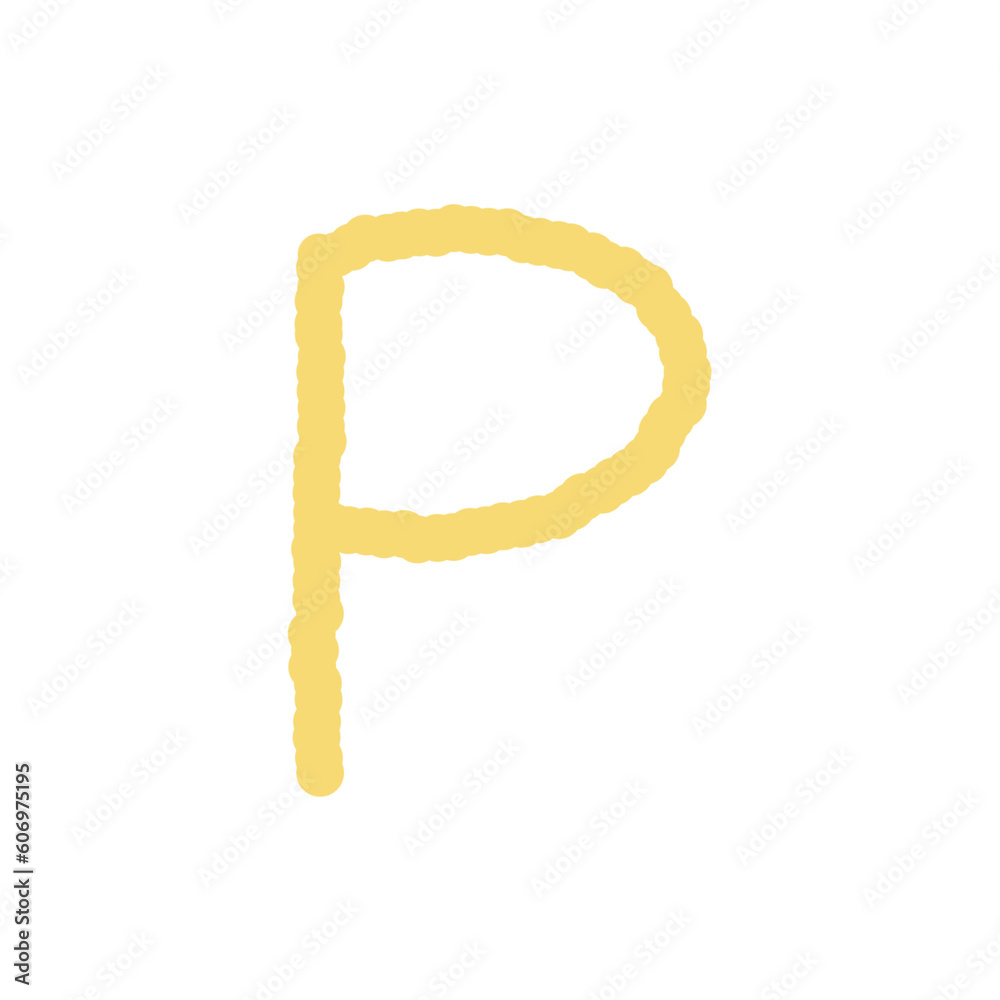Obraz premium (uppercase) P