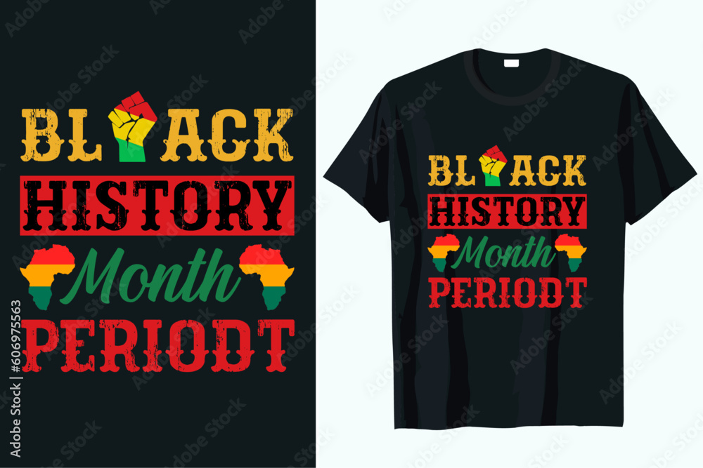 Fototapeta premium black history month peridot t-shirt design vector