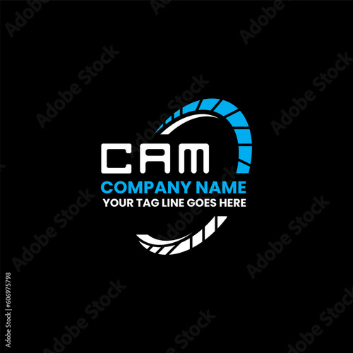 CAM letter logo creative design with vector graphic, CAM simple and modern logo. CAM luxurious alphabet design  