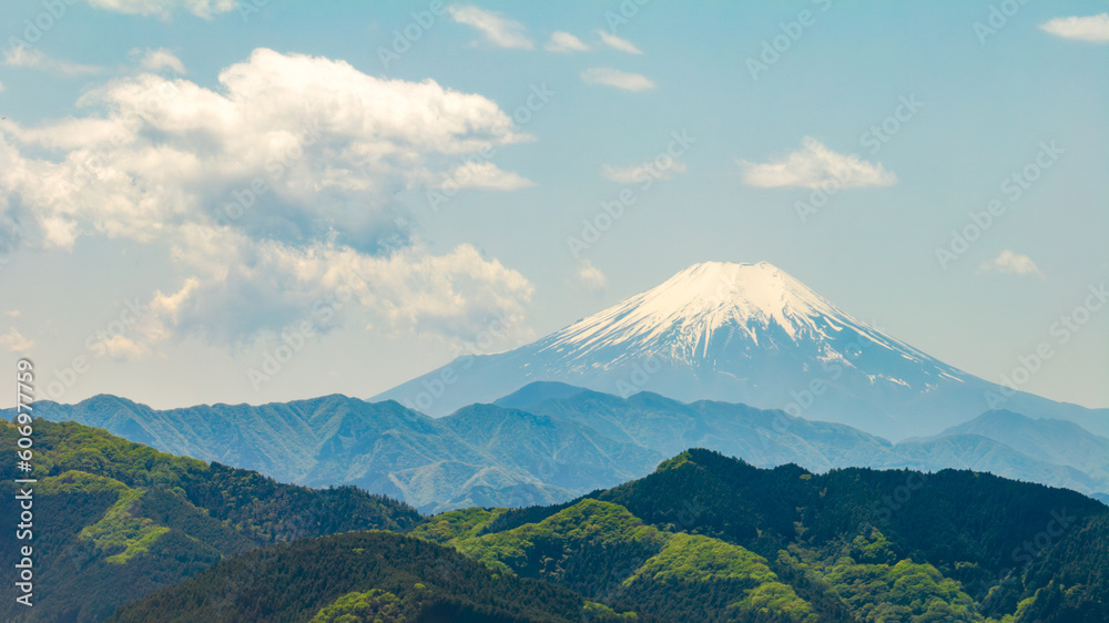 五月の美しい富士山
