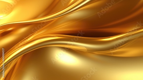 Gold abstract background 3D illustrations