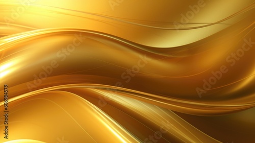 Gold abstract background 3D illustrations