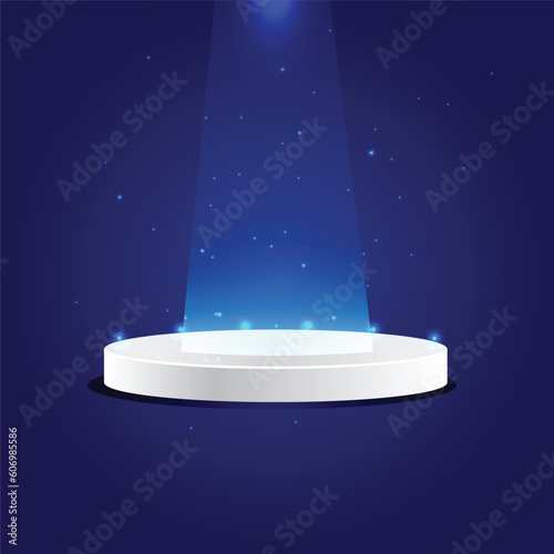 stage with spotlight