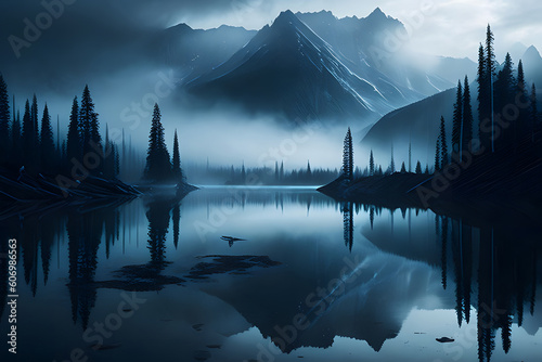 landscape with fog © DJC Design