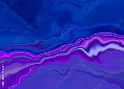Fototapeta Naklejka Na Ścianę i Meble -  Blue liquid background and motion blurred effect,Abstract background. 
