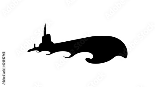 Submarine silhouette