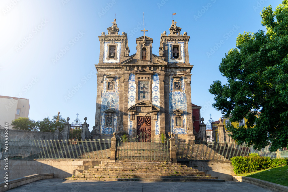 Beautiful Church of Saint Ildefonso in Porto City (Igreja de Santo Ildefonso), Portugal.