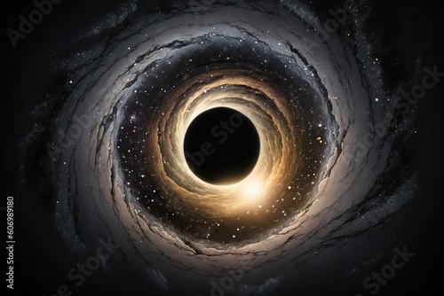 Circular black hole in the outer space