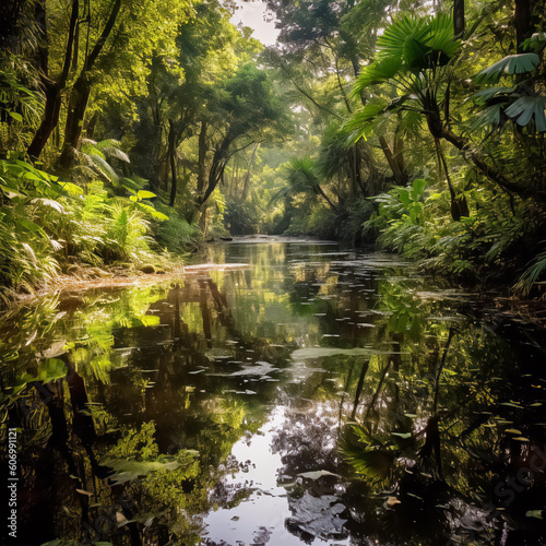 river in the forest