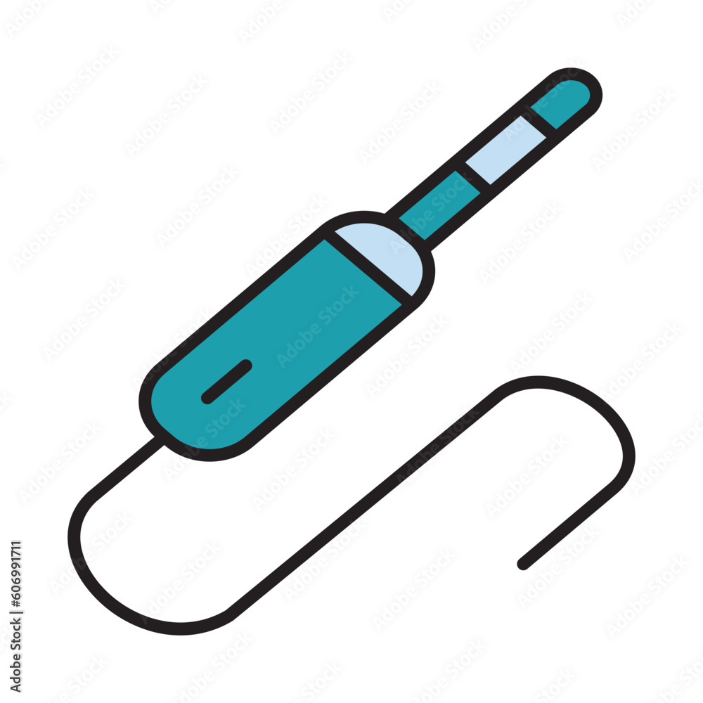 Filled Line JACK CABLE design vector icon design vector line icon svg Filled Line JACK CABLE design vector icon design vector line icon svg