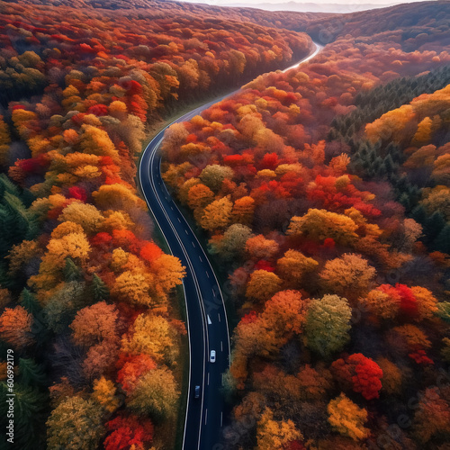 aerial view of the road © AL FAHMI