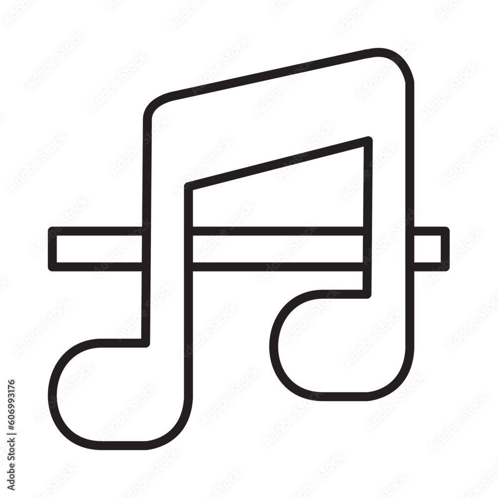 MELODY design vector icon design vector line icon svg MELODY design vector icon design vector line icon svg