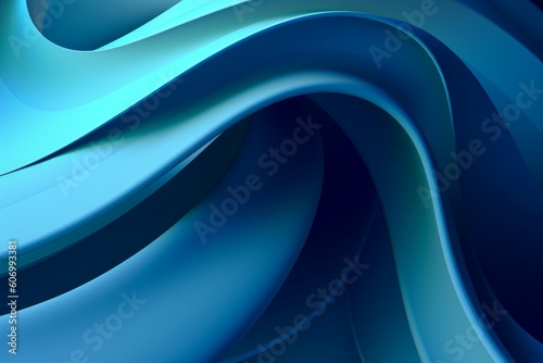 Abstract blue background. Generate Ai