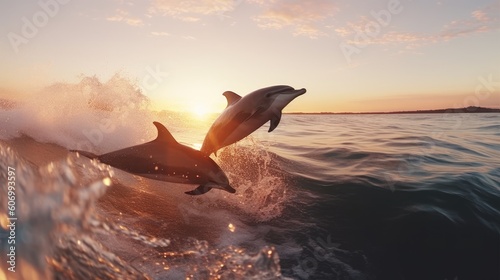 Dancing with the Waves - Graceful Dolphins in Spectacular Aerial Acrobatics © Ariol Sàlocin 