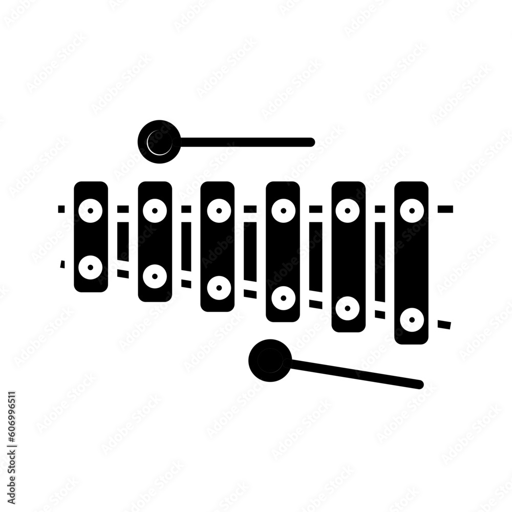 Solid XILOPHONE design vector icon design vector line icon svg Solid XILOPHONE design vector icon design vector line icon svg