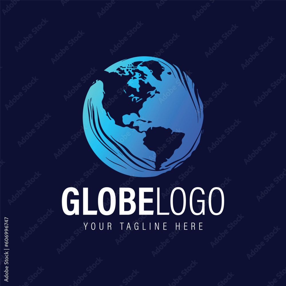 Globo Logo Design Abstract Globe Logo Globo Logo Design Abstract Globe Logo
