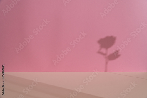 Simple shadow image on light pink and beige background 09 - Used in combination with various products