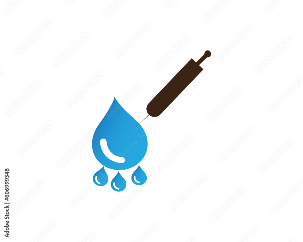 Drop Covid-19 Medical Vaccine logo design. typography Vector design. Isolated logo design on white background. Medicine for coronavirus. Drop Covid-19 Medical Vaccine logo design. typography Vector design. Isolated logo design on white background. Medicine for coronavirus.