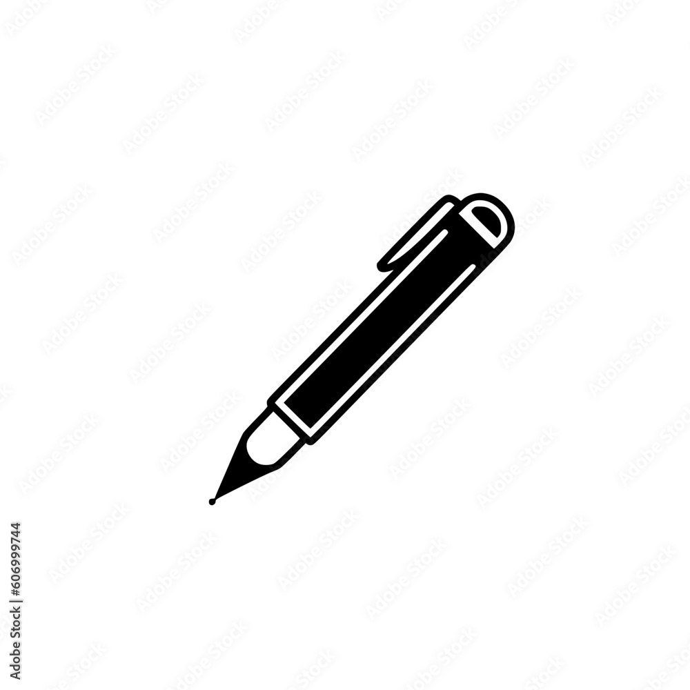 Pen vector illustration isolated on transparent background Pen vector illustration isolated on transparent background