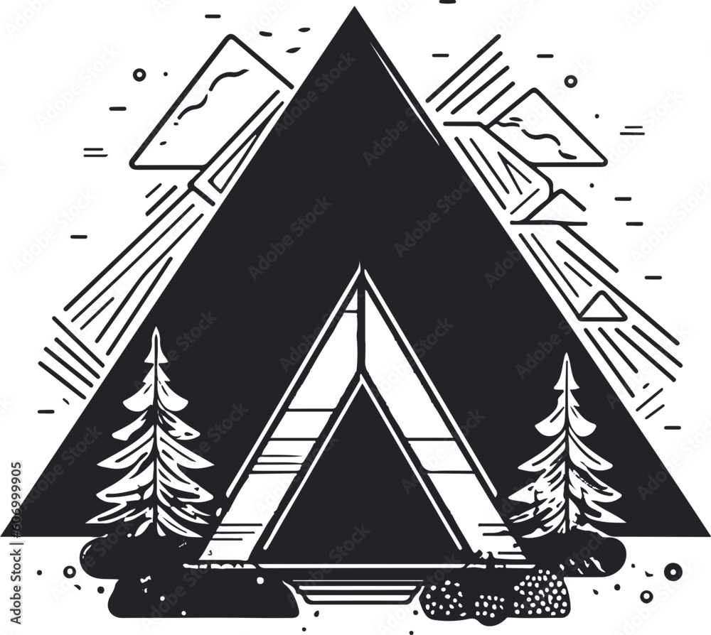 Mountain SVG, Camping SVG, Camp SVG, Mountain Range SVG, Mountain Fall