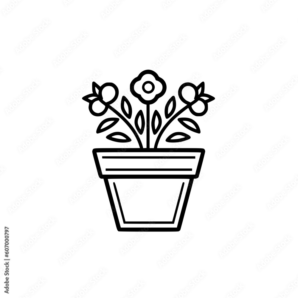 House plant vector illustration isolated on transparent background House plant vector illustration isolated on transparent background