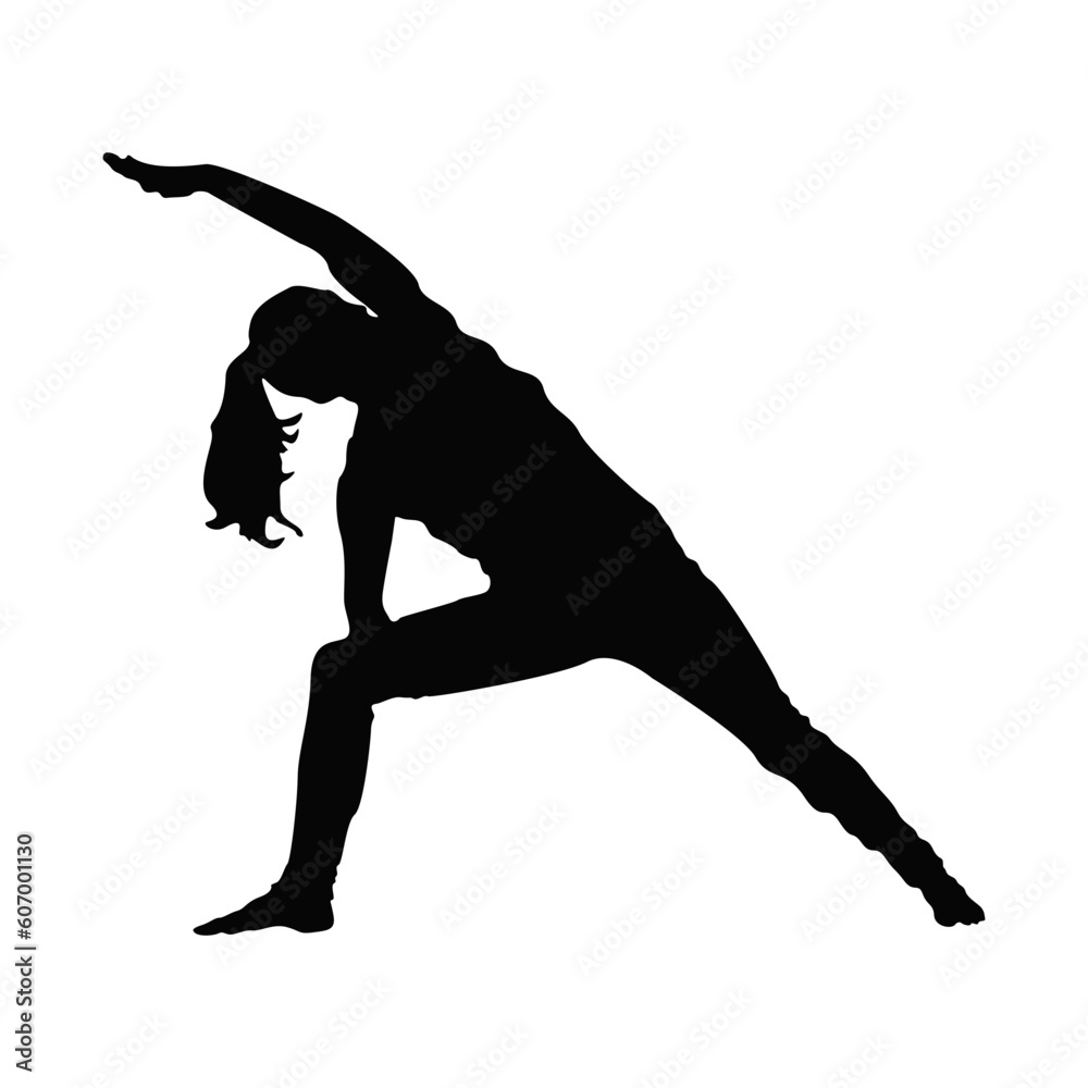 Collection Of Yoga Day Silhouettes For Design Elements Templates