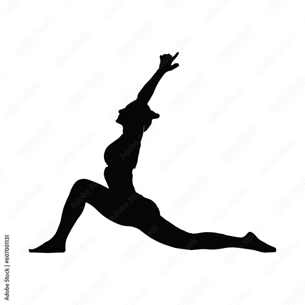 Collection Of Yoga Day Silhouettes For Design Elements Templates