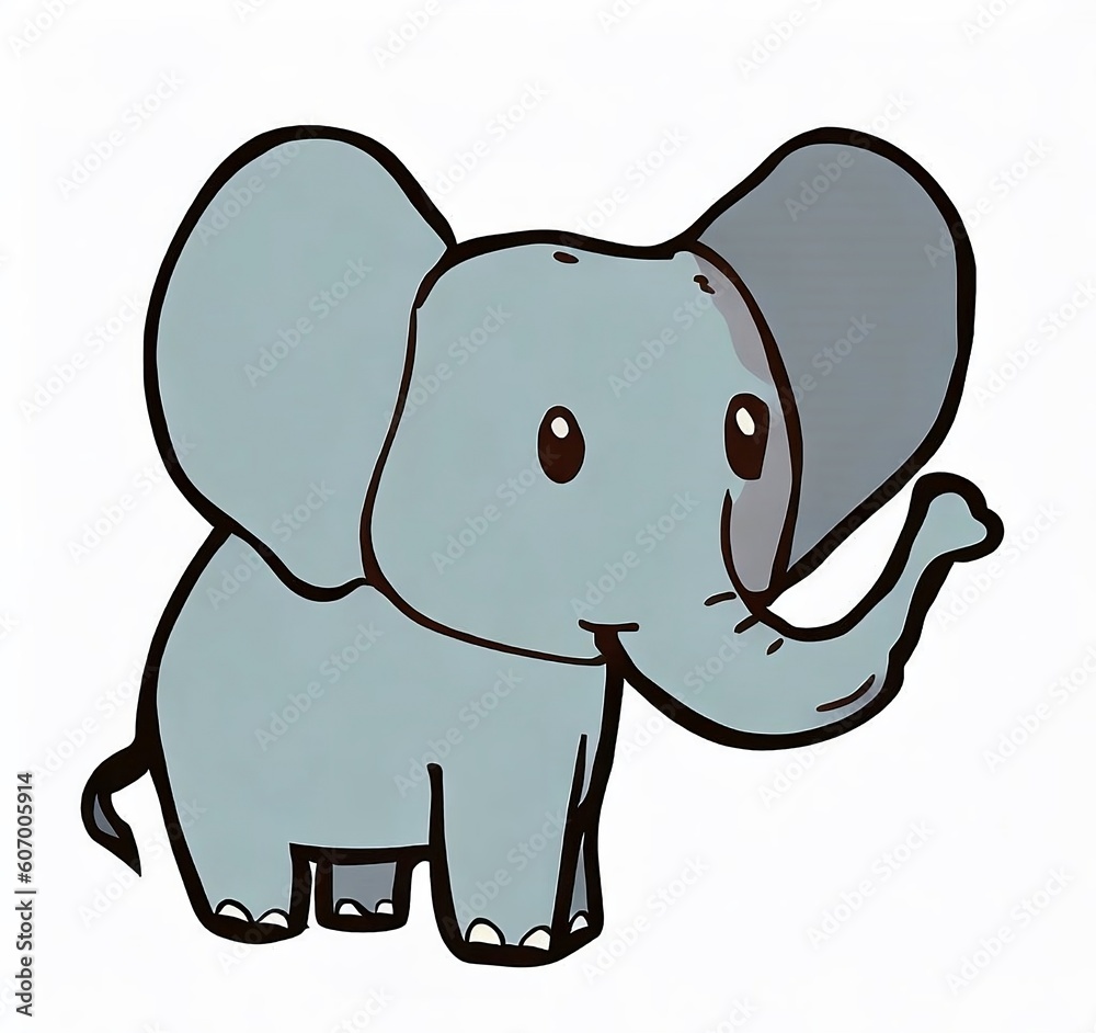 Fototapeta premium Animal Cartoon Style 