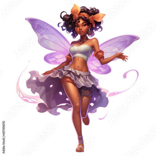Magical Black Fairy Cliparts