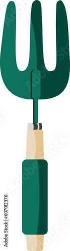 Vector illustration of a hoe for the garden. Vector. Isolated illustration.