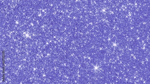 Glittering stars and sparkles on a blue background. Texture.
