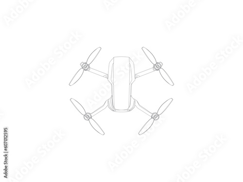 drone quadcopter with action camera.Isometric drones  flying quadcopter with remote controllers. Remote control  unmanned aerial drones vector illustration set. Electronic quadcopters.