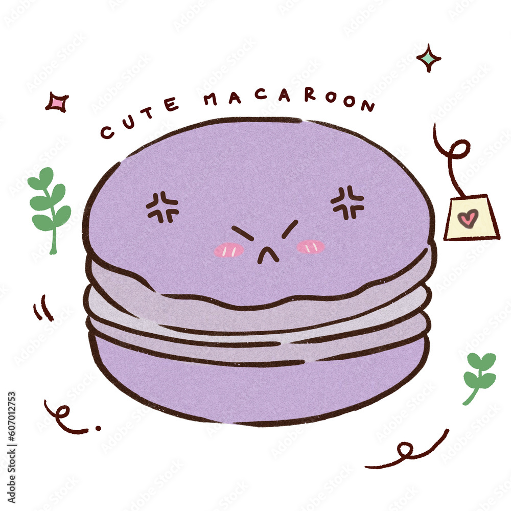 the colorful macaroon (the character with hand-free drawing) the colorful macaroon (the character with hand-free drawing)