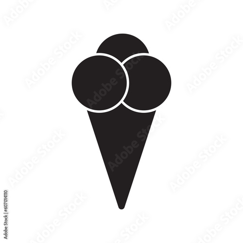 ice cream icon vector