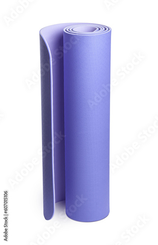 Mat for fitness isolated on a transparent background