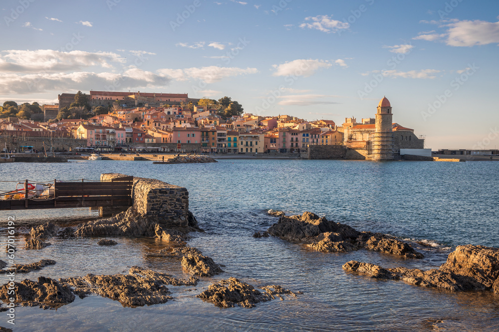 Collioure, French city in south of France .