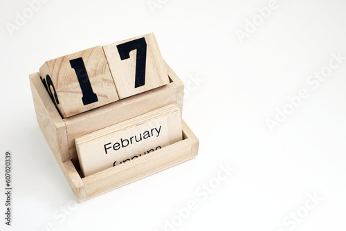 Billede på lærred Seventeenth Of February Perpetual Calendar