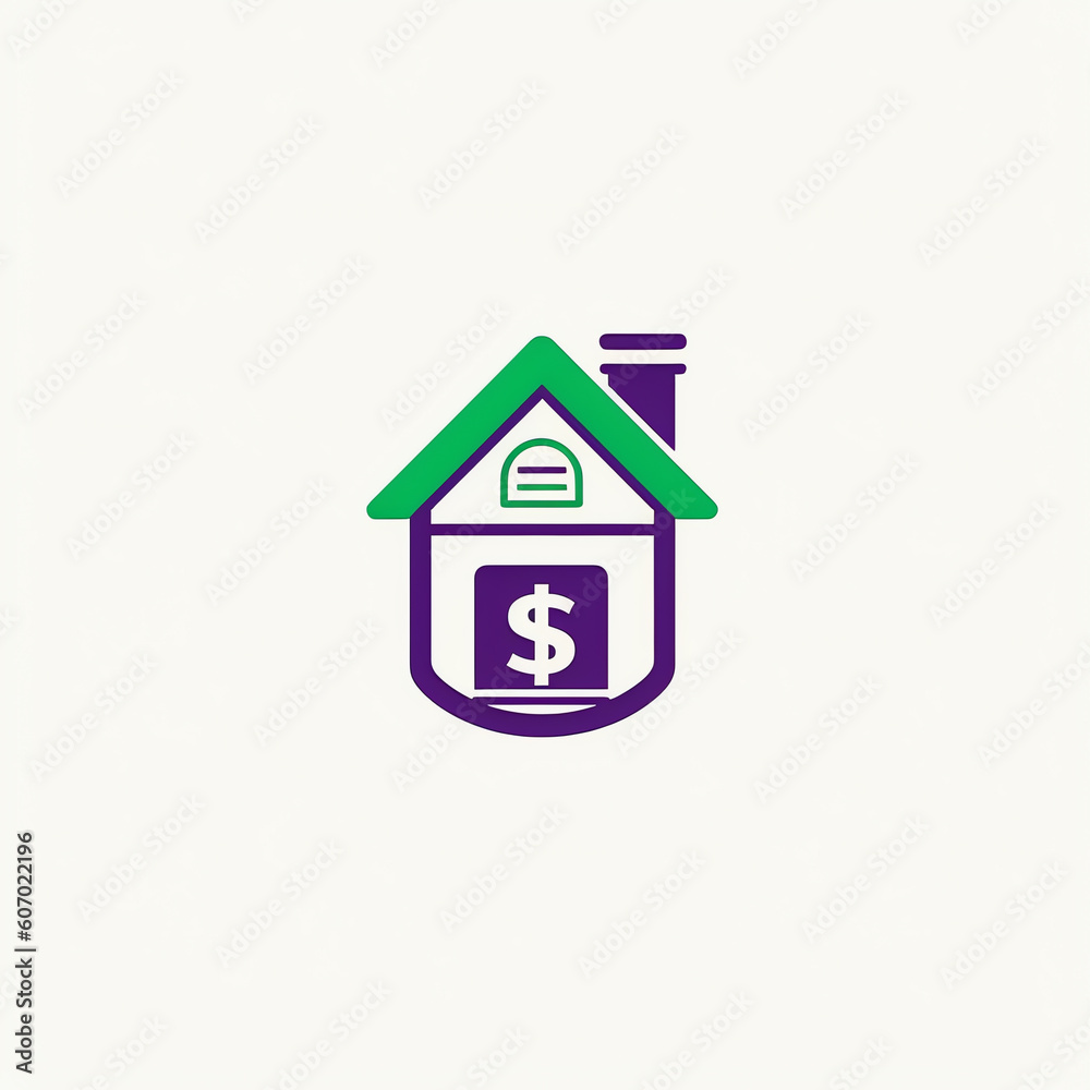 Generative AI Investing in real estate - house with coins, isolated vector illustration in flat style, icon for investment, savings, bank, finance. Generative AI Investing in real estate - house with coins, isolated vector illustration in flat style, icon for investment, savings, bank, finance.