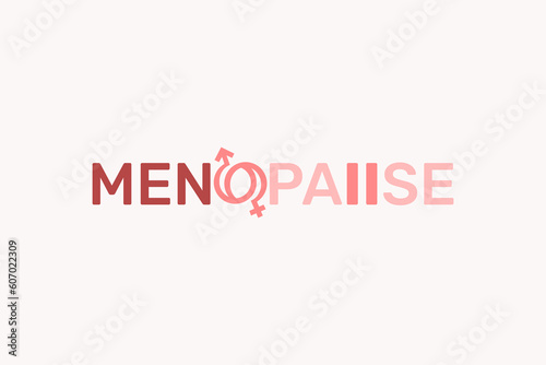 menopause logo design template element vector 