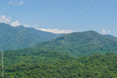 landscape in the mountains in nan thailand