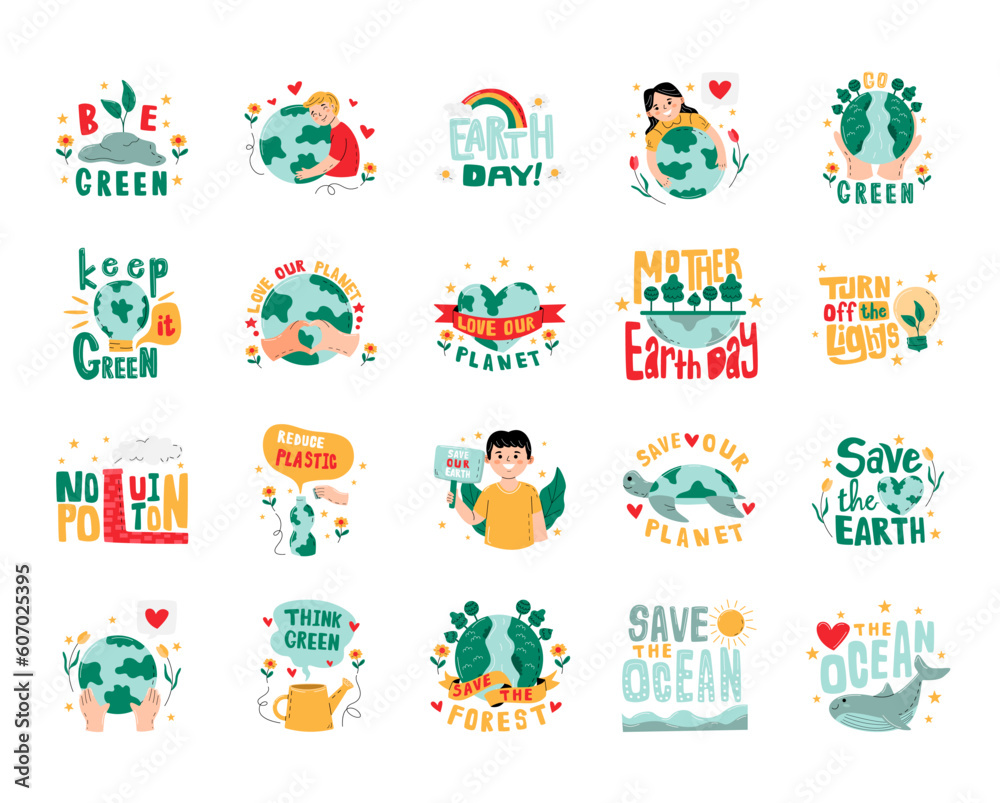 illustration of earth day concepts. flat vector, no plastic, save planet, ocean, think green, forest, no pollution, reduce plastic
illustration of earth day concepts. flat vector, no plastic, save planet, ocean, think green, forest, no pollution, reduce plastic