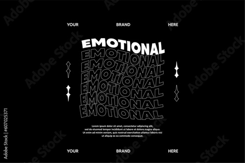 streetwear vector design element for modern fashion