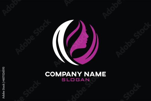 Beauty Care Logo Design Element