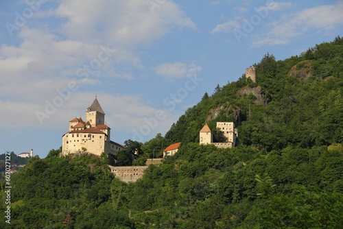 Beautiful shot of the castle Trostburg in South Tyrol, Italy
